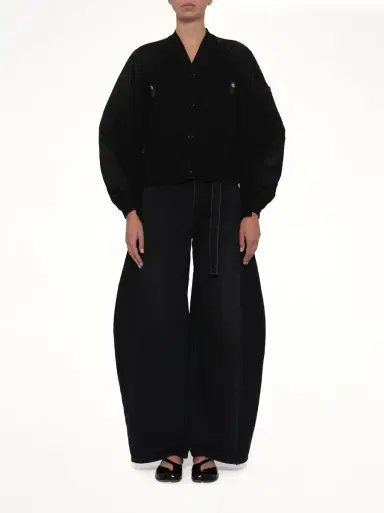 Sacai Nylon Twill x Knit Cardigan | Thumbnail 7