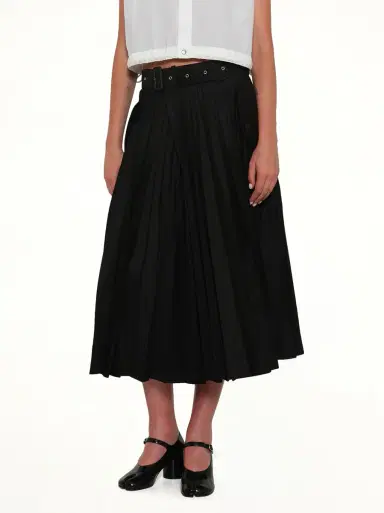 Sacai Cotton Gabardine Skirt | Thumbnail 6