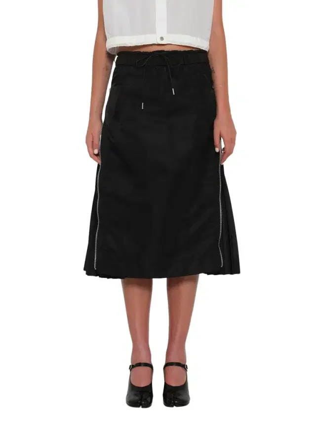Nylon Twill Skirt
