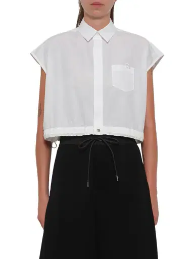 Sacai S Cotton Poplin Shirt | Thumbnail 1 Sacai S Cotton Poplin Shirt | Thumbnail 1