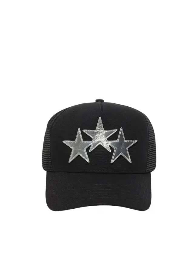 AMIRI 3 Star Metallic Trucker Hat