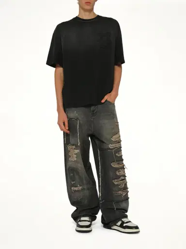 AMIRI Carpenter Repaired Baggy Jean | Thumbnail 4 AMIRI Carpenter Repaired Baggy Jean | Thumbnail 4
