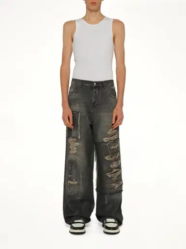 AMIRI Carpenter Repaired Baggy Jean | Thumbnail 7 AMIRI Carpenter Repaired Baggy Jean | Thumbnail 7