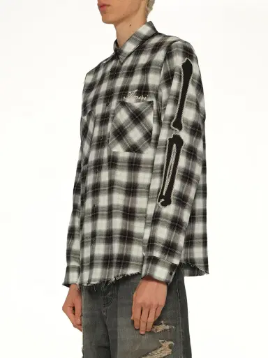AMIRI Bones Flannel Overshirt | Thumbnail 2 AMIRI Bones Flannel Overshirt | Thumbnail 2