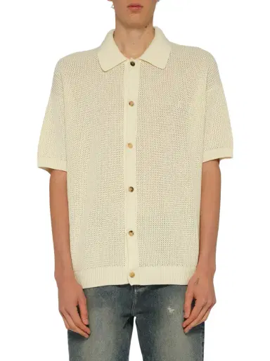 AMIRI Amiri Crochet Mesh Shirt | Thumbnail 1