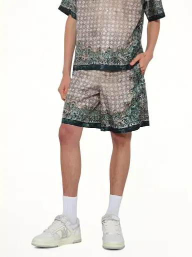AMIRI Bandana Shorts in Multicolour Green | Thumbnail 6 AMIRI Bandana Shorts in Multicolour Green | Thumbnail 6