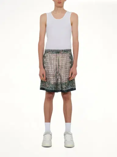 AMIRI Bandana Shorts in Multicolour Green | Thumbnail 7 AMIRI Bandana Shorts in Multicolour Green | Thumbnail 7