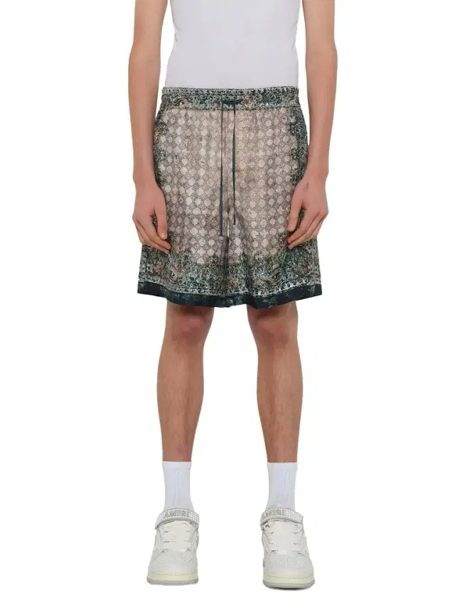 AMIRI Bandana Shorts in Multicolour Green