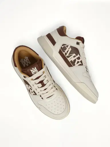 AMIRI Pebbled Classic Low Sneaker in Tobacco Brown | Thumbnail 4 AMIRI Pebbled Classic Low Sneaker in Tobacco Brown | Thumbnail 4