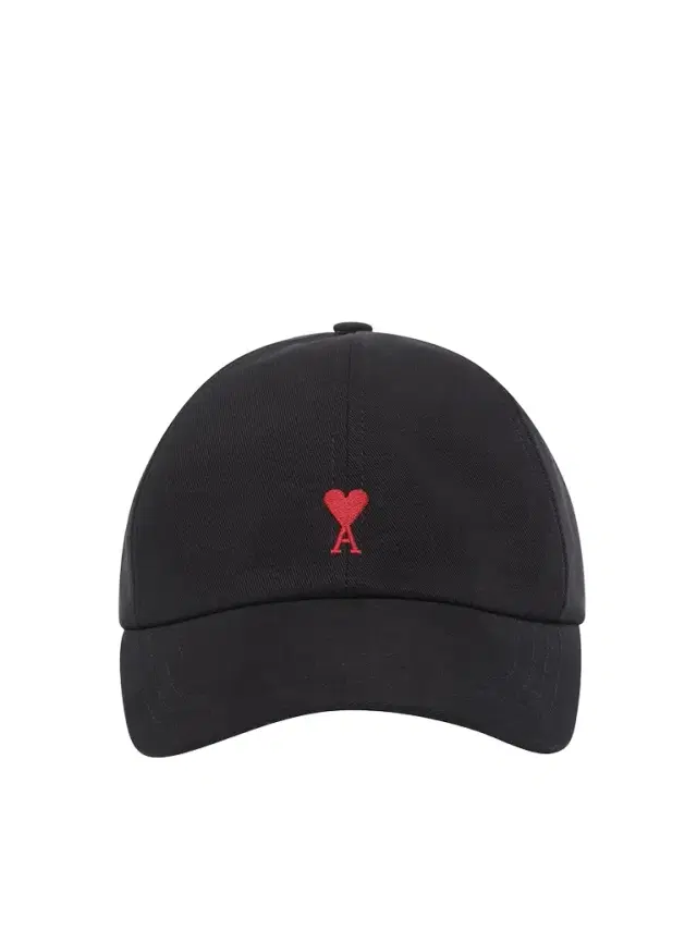 AMI PARIS Red Ami De Coeur Embroidery Cap