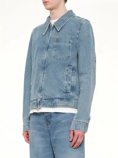 AMI PARIS Contrasted Adc Denim Jacket | Thumbnail 2