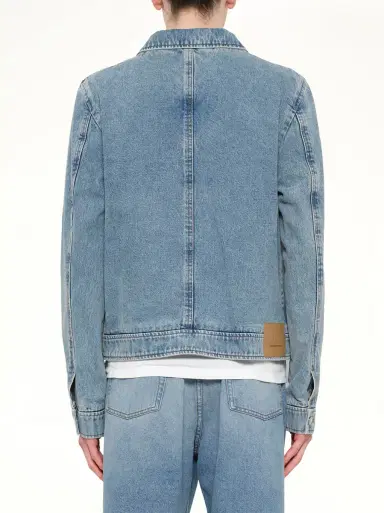 AMI PARIS Contrasted Adc Denim Jacket | Thumbnail 5