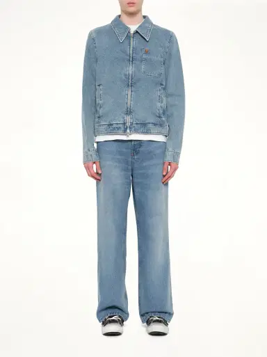 AMI PARIS Contrasted Adc Denim Jacket | Thumbnail 7