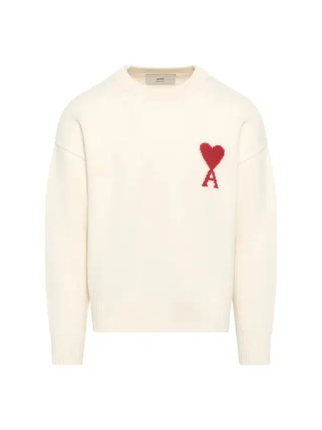 AMI PARIS Red Ami De Coeur Sweater in