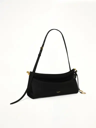 Alaïa Le Click East West Nylon Shoulder Bag | Thumbnail 3