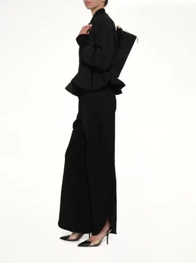 Alaïa Le Click East West Nylon Shoulder Bag | Thumbnail 4