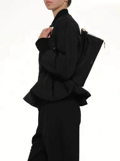 Alaïa Le Click East West Nylon Shoulder Bag | Thumbnail 6