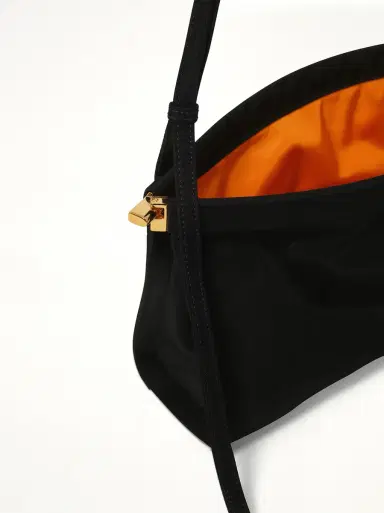 Alaïa Le Click East West Nylon Shoulder Bag | Thumbnail 8