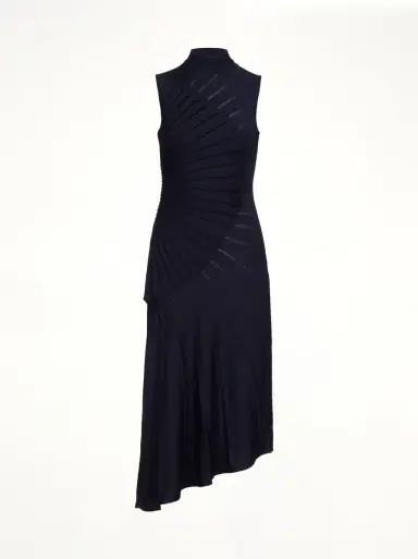 Alaïa Sculpting Dress in Minuit Navy | Thumbnail 3 Alaïa Sculpting Dress in Minuit Navy | Thumbnail 3