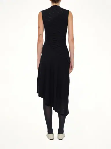 Alaïa Sculpting Dress in Minuit Navy | Thumbnail 5 Alaïa Sculpting Dress in Minuit Navy | Thumbnail 5