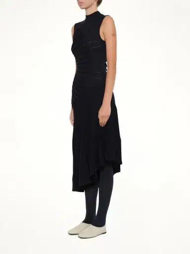 Alaïa Sculpting Dress in Minuit Navy | Thumbnail 7 Alaïa Sculpting Dress in Minuit Navy | Thumbnail 7