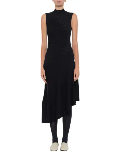Alaïa Sculpting Dress in Minuit Navy | Thumbnail 1 Alaïa Sculpting Dress in Minuit Navy | Thumbnail 1