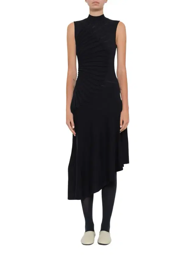 Alaïa Sculpting Dress in Minuit Navy