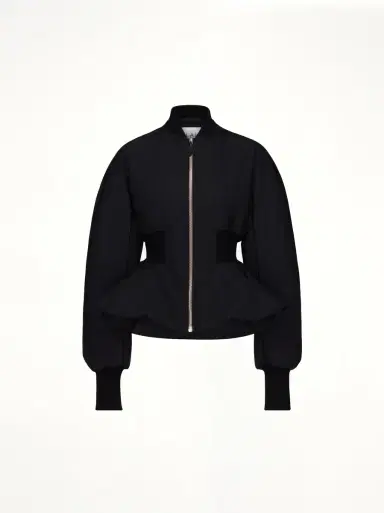 Alaïa Peplum Bomber | Thumbnail 3