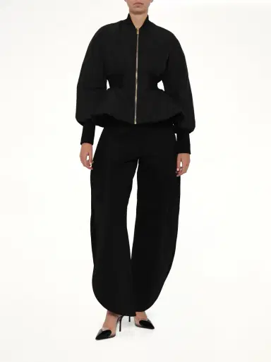 Alaïa Peplum Bomber | Thumbnail 4