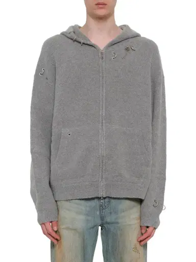 We11Done Rose With Thorns Zip-up Hoodie | Thumbnail 1 We11Done Rose With Thorns Zip-up Hoodie | Thumbnail 1