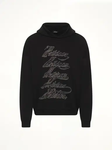 We11Done Ribbon Multi-logo Hoodie | Thumbnail 3 We11Done Ribbon Multi-logo Hoodie | Thumbnail 3
