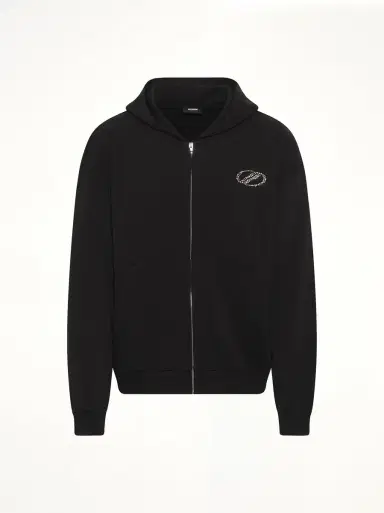 We11Done Rhinestone Zip-up Balloon Hoodie | Thumbnail 3 We11Done Rhinestone Zip-up Balloon Hoodie | Thumbnail 3