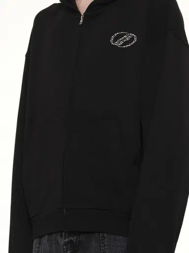 We11Done Rhinestone Zip-up Balloon Hoodie | Thumbnail 6 We11Done Rhinestone Zip-up Balloon Hoodie | Thumbnail 6