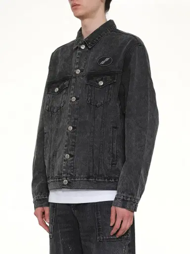 We11Done Oversized Denim Jacket | Thumbnail 2 We11Done Oversized Denim Jacket | Thumbnail 2