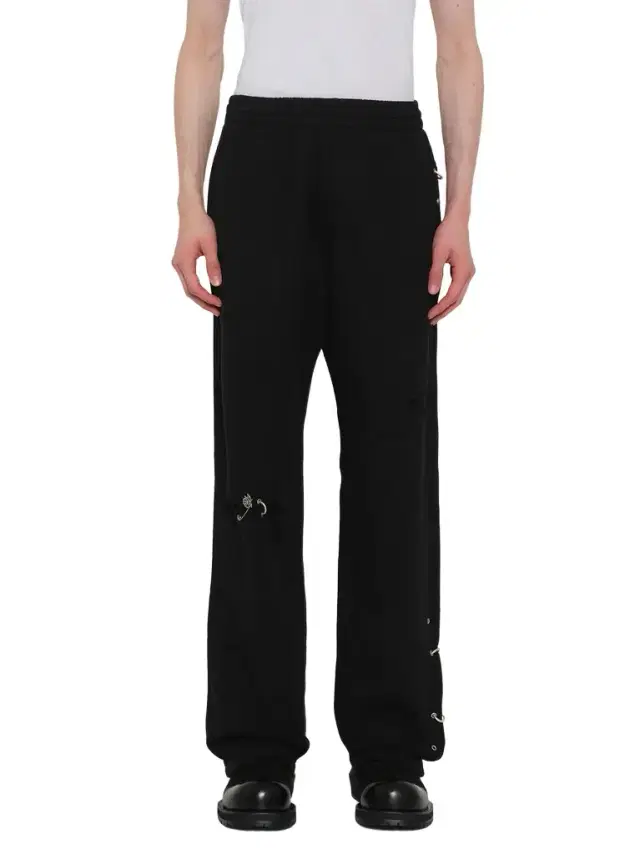 We11Done Piercing Detail Sweatpants