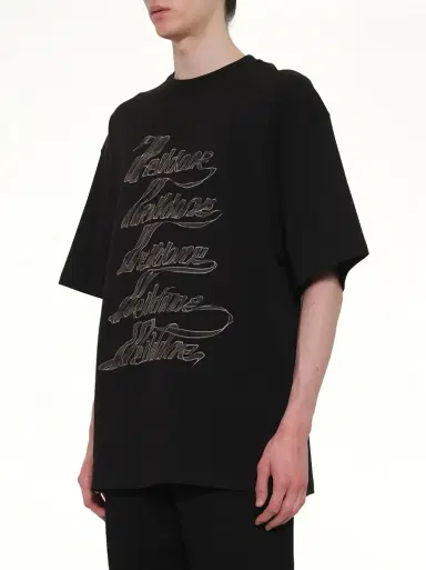 We11Done Ribbon Multi-logo T-shirt | Thumbnail 2
