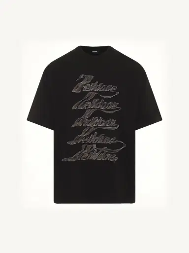 We11Done Ribbon Multi-logo T-shirt | Thumbnail 3