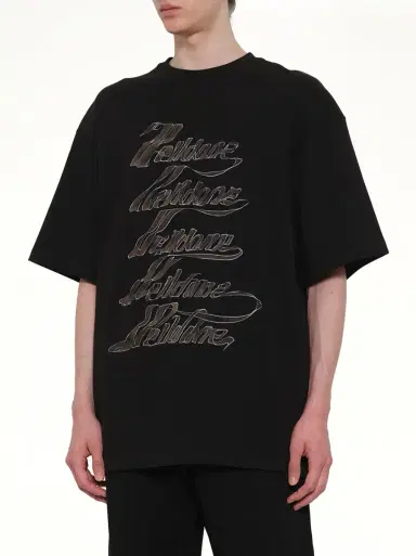 We11Done Ribbon Multi-logo T-shirt | Thumbnail 6