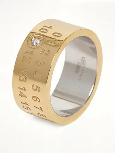 Maison Margiela Lab-grown Diamond Number Ring 10mm | Thumbnail 2