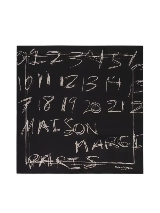 Maison Margiela Numbers Foulard