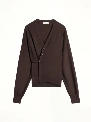 Lemaire Twisted Cardigan in Dark | Thumbnail 3