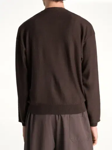 Lemaire Twisted Cardigan in Dark | Thumbnail 5