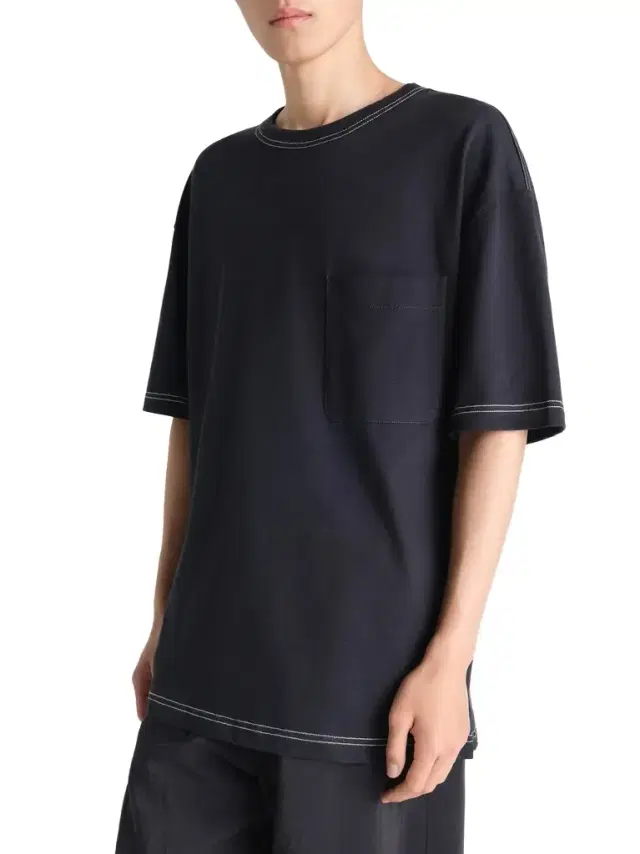 Lemaire Boxy SS T-shirt in Urchin