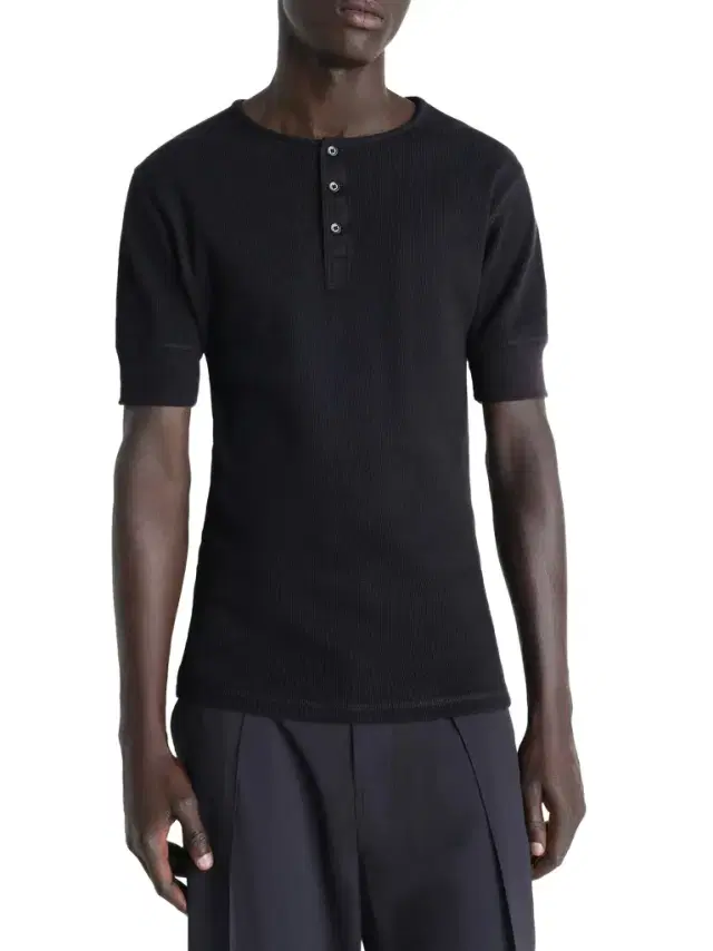 Rib Henley Top Rib Henley Top