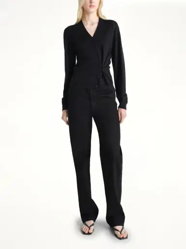Lemaire Twisted V Neck Jumper | Thumbnail 4 Lemaire Twisted V Neck Jumper | Thumbnail 4