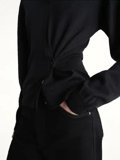 Lemaire Twisted V Neck Jumper | Thumbnail 6 Lemaire Twisted V Neck Jumper | Thumbnail 6