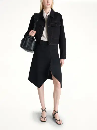 Lemaire Asymmetric Short Skirt | Thumbnail 4 Lemaire Asymmetric Short Skirt | Thumbnail 4