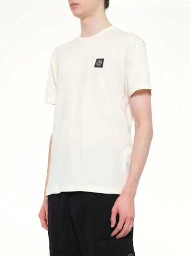 Stone Island 2100027 SS T-shirt in Ivory White | Thumbnail 2 Stone Island 2100027 SS T-shirt in Ivory White | Thumbnail 2