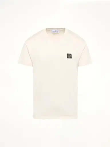 Stone Island 2100027 SS T-shirt in Ivory White | Thumbnail 3 Stone Island 2100027 SS T-shirt in Ivory White | Thumbnail 3