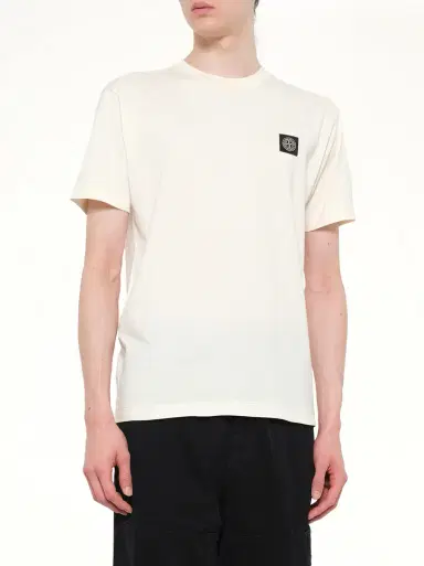 Stone Island 2100027 SS T-shirt in Ivory White | Thumbnail 6 Stone Island 2100027 SS T-shirt in Ivory White | Thumbnail 6